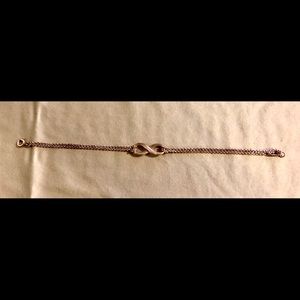 Tiffany Silver Infinity Double Chain Bracelet